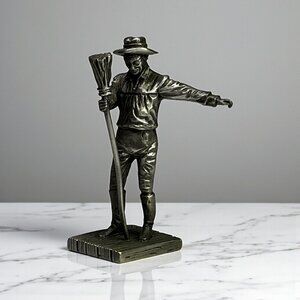 Franklin Mint Saturday Evening Post Pewter Figurine "Saturday Night Social" 1981